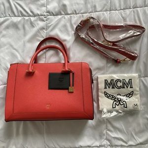MCM Saffiano Leather Handbag Authentic $850